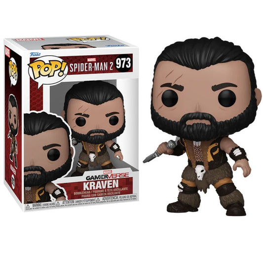 Funko Pop ! Marvel -  Gameverse Spider-Man 2 (973) Kraven Figure 9Cm Spiderman