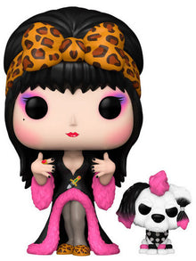 Funko Pop ! Movies Elvira: Mistress Of The Dark (1647) Elvira & Gonk Figure 9Cm