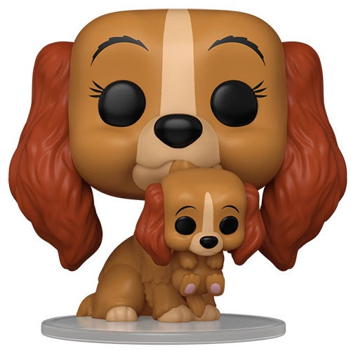 Funko Pop ! Disney Lilli E Il Vagabondo 70Th - (1553) Lady With Puppy Trump 9Cm