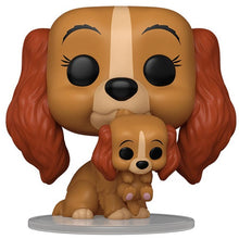 Funko Pop ! Disney Lilli E Il Vagabondo 70Th - (1553) Lady With Puppy Trump 9Cm