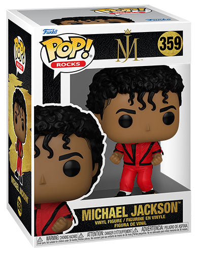 Funko Pop ! Rocks - (359) Michael Jackson : Mj (Thriller) Vinyl Figure In Stock