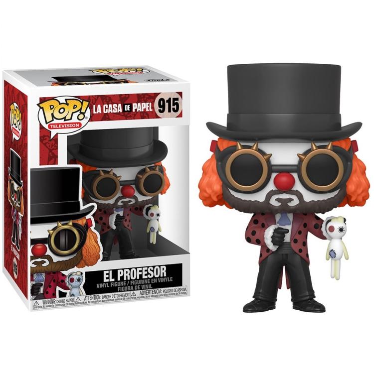 Funko Pop ! La Casa De Papel - (915) El Profesor Casa Di Carta Professore Clown