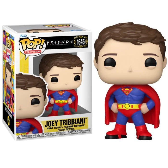 Funko Pop! Television - Friends (1645) Joey Tribbiani Superman Vinyl Figure 9Cm