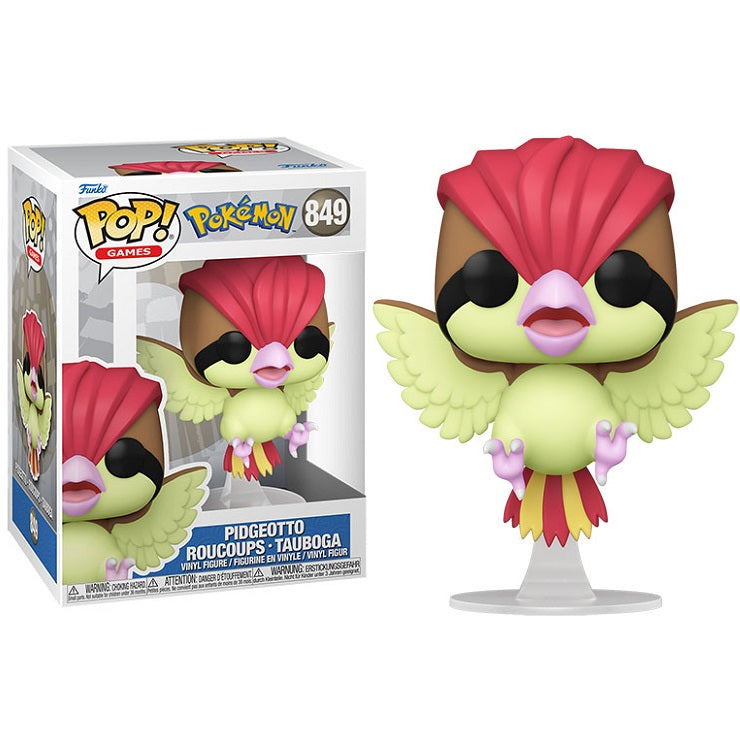 Funko Pop ! Games Pokemon - Pidgeotto (849) Vinyl Bird Figure Da Collezione Poke