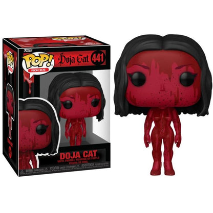 Funko Pop ! Rocks - Doja Cat (441) Doja Cat Vinyl Figure 9Cm Red Artist Rapper
