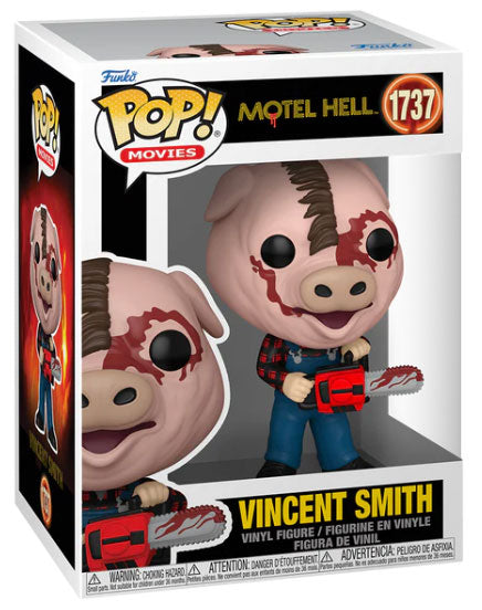 Funko Pop ! Movies Motel Hell - (1737) Vincent Smith Figure Horror Chainsaw 1980