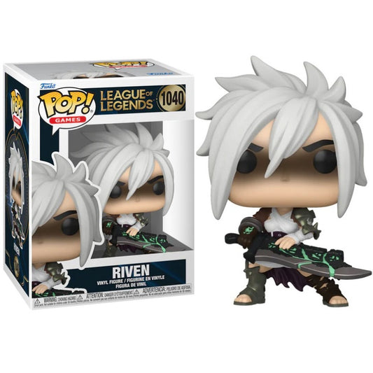 Funko Pop ! League Of Legends (1040) Riven W/ Runic Blade Vinyl Figure 9Cm