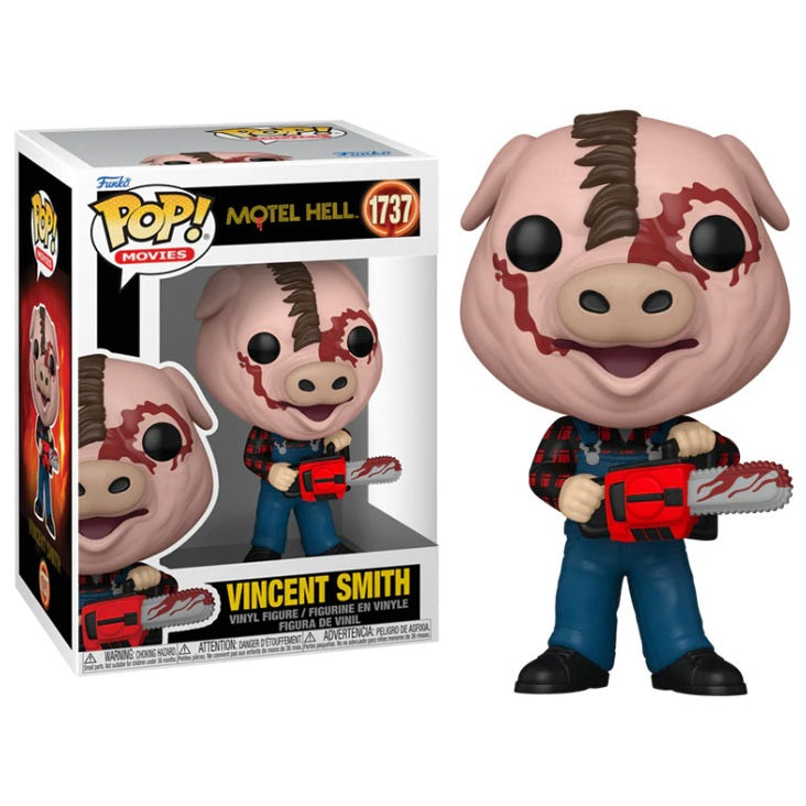 Funko Pop ! Movies Motel Hell - (1737) Vincent Smith Figure Horror Chainsaw 1980