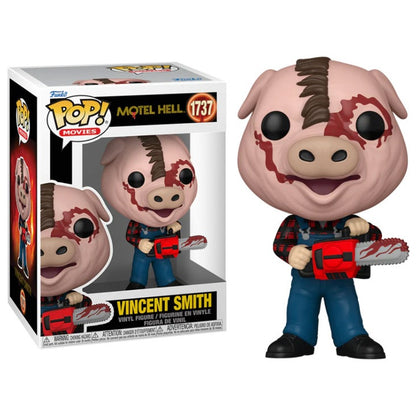 Funko Pop ! Movies Motel Hell - (1737) Vincent Smith Figure Horror Chainsaw 1980