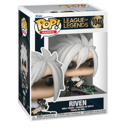 Funko Pop ! League Of Legends (1040) Riven W/ Runic Blade Vinyl Figure 9Cm