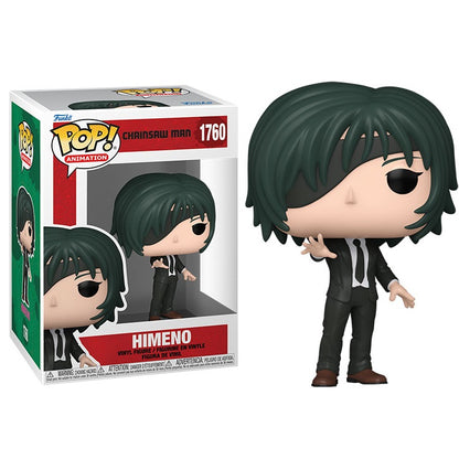 Funko Pop ! Animation Chainsaw Man - (1760) Himeno Vinyl Figure 9Cm Collezione