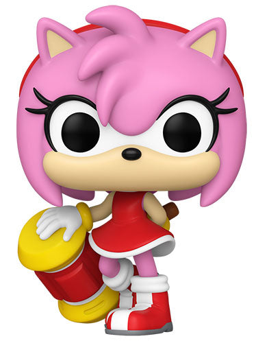 Funko Pop ! Games Sonic The Hedgehog - (915) Amy Rose Figure Vinyl 9Cm Nuovo