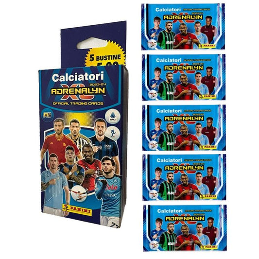 Panini Card Calciatori Adrenalyn Xl 2023-24 - Ecoblister 5 Buste Trading Cards