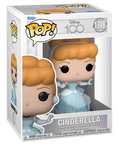 Funko Pop ! Disney 100Th - Cinderella (1318) Figure Cenerentola Anniversary 9Cm