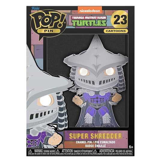 Funko Pop Pin ! Teenage Mutant Ninja Turtles (23) Super Shredder Figure Tmnt 9Cm