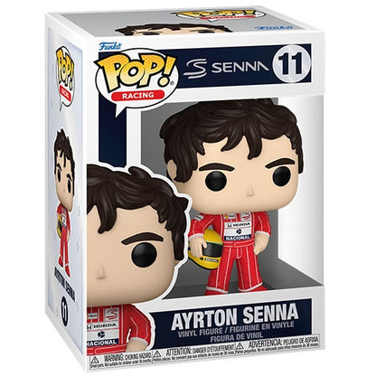 Funko Pop ! Racing F1 - (11) Ayrton Senna W/Helmet Vinyl Figure Mclaren 9Cm