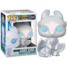Funko Pop ! Movies Dragon Trainer 3 - (687) Light Fury Drago Bianco Furia Chiara