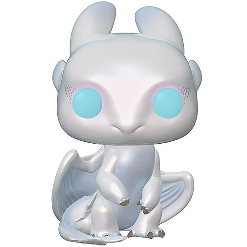 Funko Pop ! Movies Dragon Trainer 3 - (687) Light Fury Drago Bianco Furia Chiara