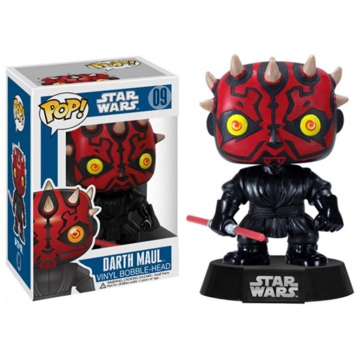 Funko Pop ! Star Wars- (09) Darth Maul Figure Vinyl 9Cm Evil Guerre Stellari