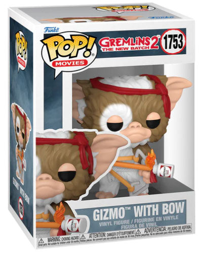 Funko Pop ! Movies Gremlins 2 - (1753) Gizmo W/ Bow Con Arco Vinyl Figure 9Cm
