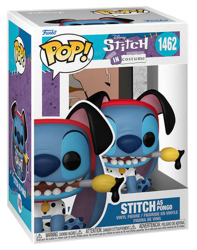 Funko Pop ! Disney Lilo & Stitch - (1462) Stitch As Pongo La Carica Dei 101 9Cm