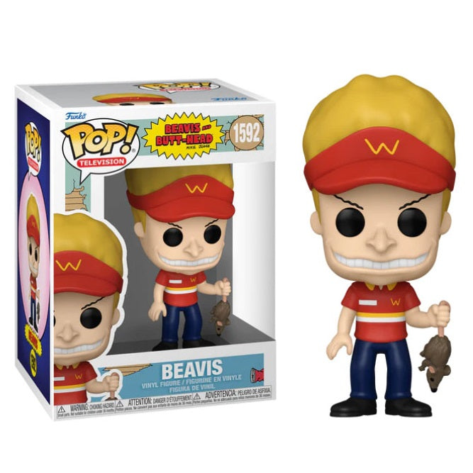 Funko Pop ! Tv Beavis & Butt-Head S2- (1592) Beavis Figure Vinyl Butthead 9Cm
