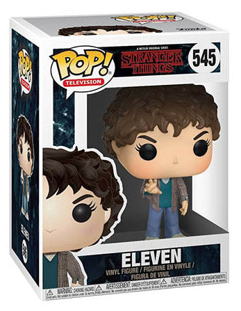 Funko Pop ! Netflix Tv Stranger Things - Eleven (545) Vinyl Figure Undici 9Cm