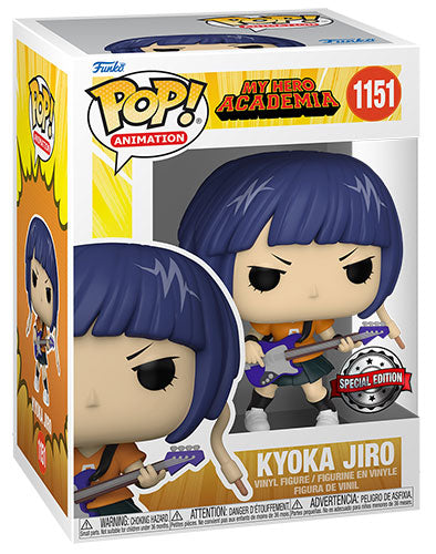Funko Pop ! Animation My Hero Academia - (1151) Kyoka Jiro W / Guitar Figure 9Cm