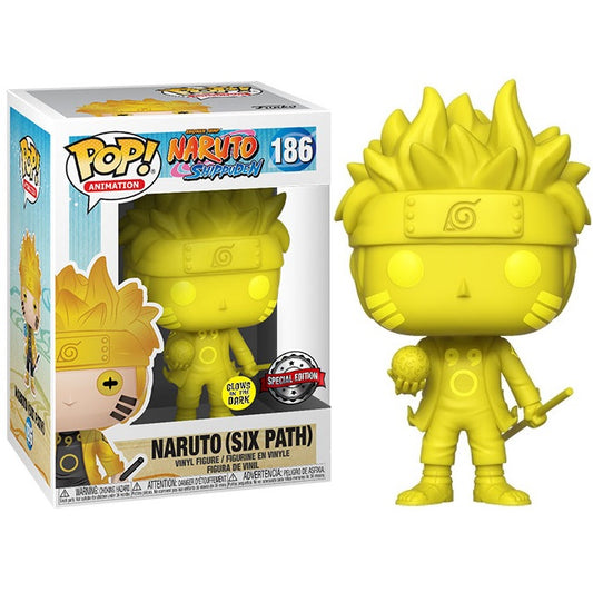 Funko Pop ! Naruto Shippuden (186) Naruto (Six Path) Special Edition Gitd Figure
