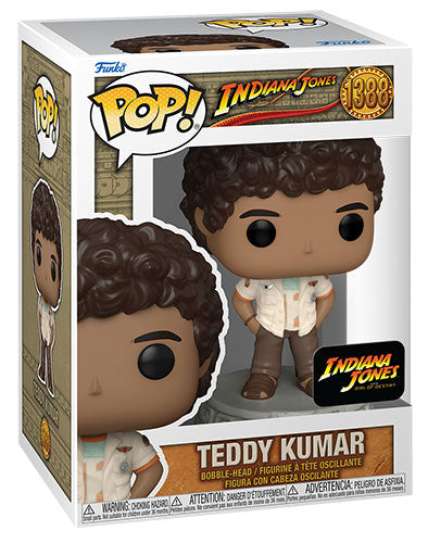 Funko Pop ! Movies Indiana Jones - (1388) Teddy Kumar Vinyl Figure Bobble 9Cm