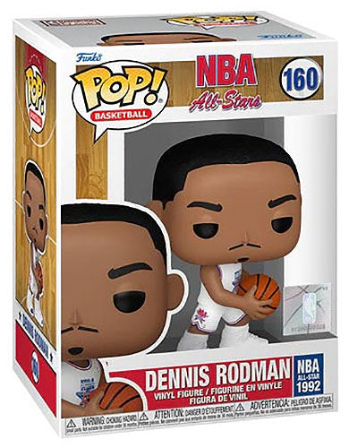 Funko Pop ! Basketball Nba All Stars - (160) Dennis Rodman (1992) Figure 9Cm