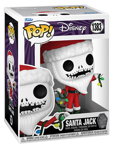 Funko Pop ! Nightmare Before Christmas 30Th Ann. (1382) Santa Jack Babbo Natale