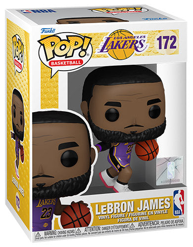 Funko Pop ! Basketball L.A. Lakers - (172) Lebron James Figure Alternate Jersey