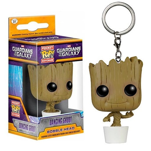 Funko Pop ! Pocket Keychain - Dancing Groot Portachiave Guardiani Della Galassia