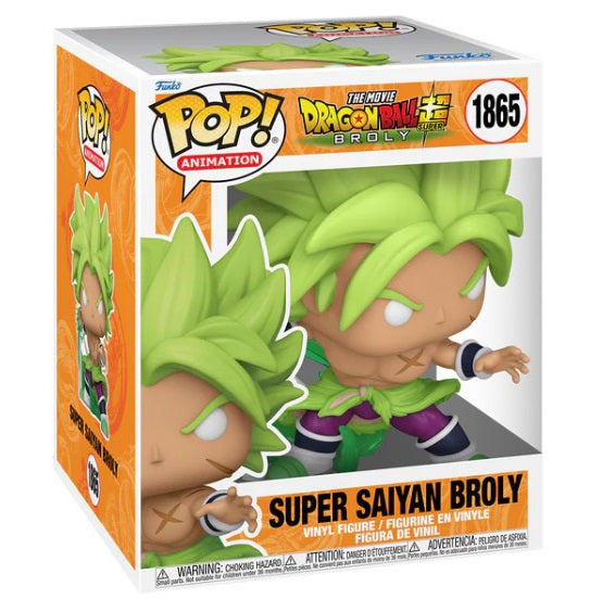Funko Pop ! Dragon Ball Super Broly -(1865) Super Saiyan Broly Figure 6" Ss 15Cm