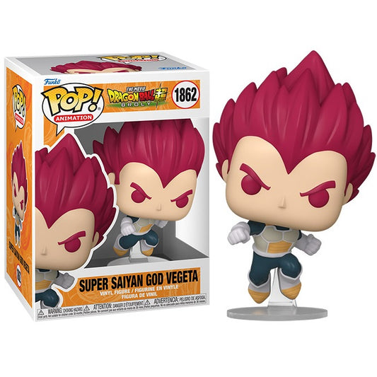 Funko Pop ! Dragon Ball Super Broly - (1862) Super Saiyan God Vegeta Figure 9Cm