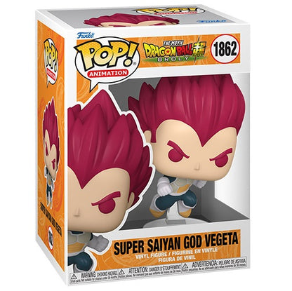Funko Pop ! Dragon Ball Super Broly - (1862) Super Saiyan God Vegeta Figure 9Cm