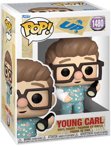 Funko Pop ! Disney Up S2 - (1480) Young Carl Vinyl Figure Bambino 9Cm Pixar