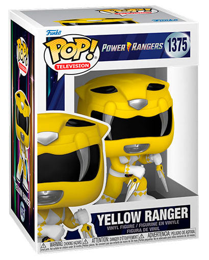 Funko Pop ! Tv Power Rangers 30Th - (1375) Yellow Ranger Giallo Figure Vinyl 9Cm