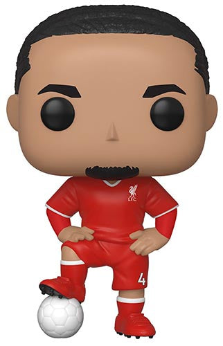 Funko Pop ! Football Liverpool - (16) Virgil Van Dijk Figure 9Cm Captain Kloop