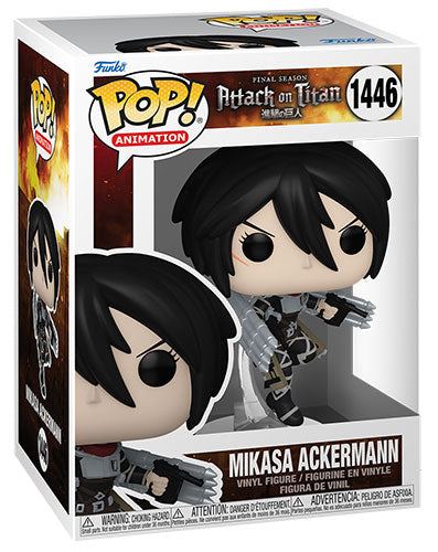 Funko Pop ! Animation Attack On Titan S5 - (1446) Mikasa Ackerman 9Cm A.O.T.