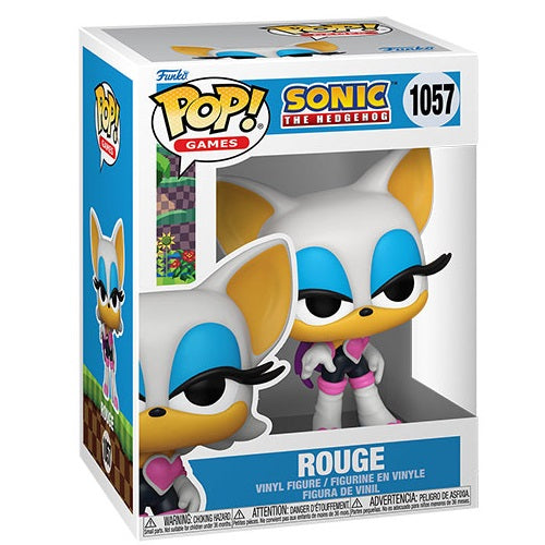 Funko Pop ! Games Sonic The Hedgehog - (1057) Rouge Vinyl Figure 9Cm Statuetta