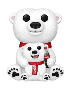 Funko Pop ! Icons Coca Cola - (241) Cocacola Bear W/ Cub Orso Polare Figure 9Cm