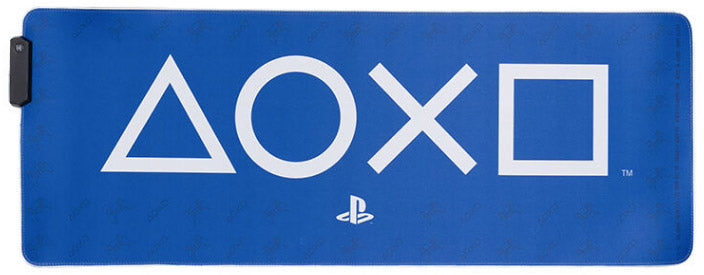 Paladone Desk Mat Light Up Playstation 5 Tappetino Xxl Illuminato Gaming Led Pc
