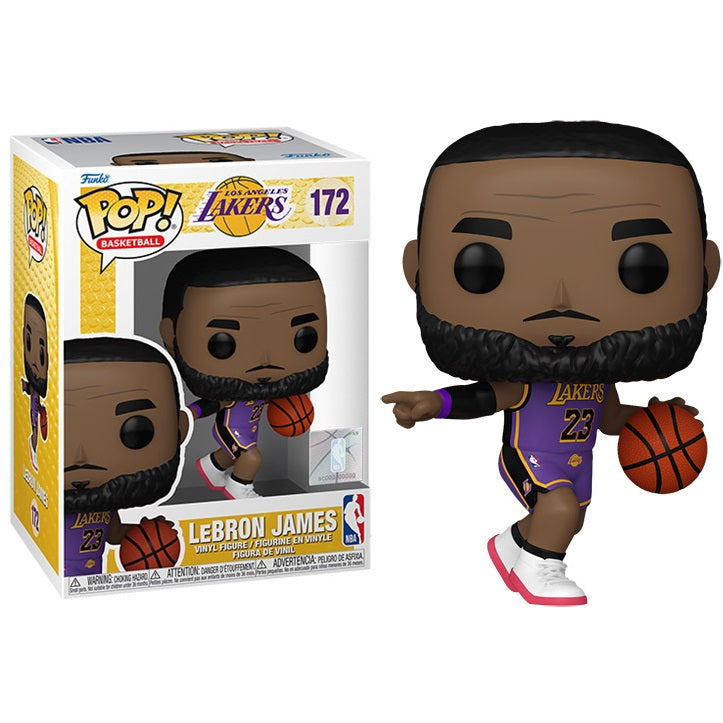 Funko Pop ! Basketball L.A. Lakers - (172) Lebron James Figure Alternate Jersey