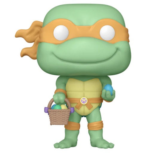 Funko Pop ! Television - Turtles (1668) Michelangelo (Easter) Figure 9Cm Pasqua