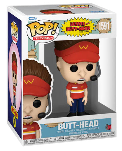 Funko Pop ! Tv Beavis & Butt-Head S2- (1591) Butthead Figure Vinyl Fastfood 9Cm