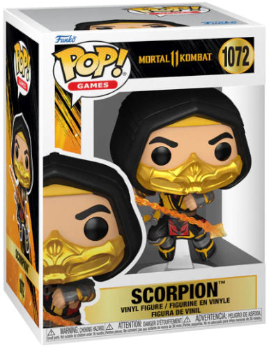 Funko Pop ! Games Mortal Kombat 11 -(1072) Scorpion Fatality Vinyl Figure Mk 9Cm