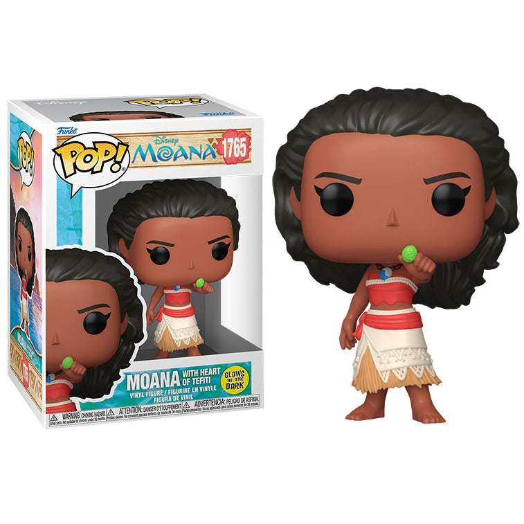 Funko Pop! Disney: Ocenia - (1765) Moana w/Heart of Tefiti GLOW - Figure 9cm