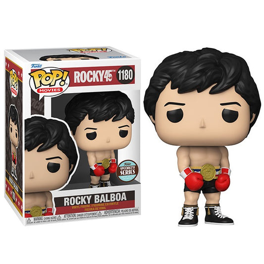 Funko Pop ! Movies Rocky 45Th - (1180) Rocky Gold Belt Specialty Series Limited